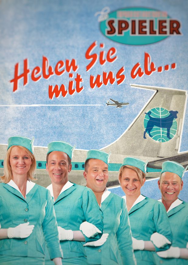 die Spieler Improvisationstheater und Unternehmensthater Hamburg zu Gast in der ausverkauften Motte