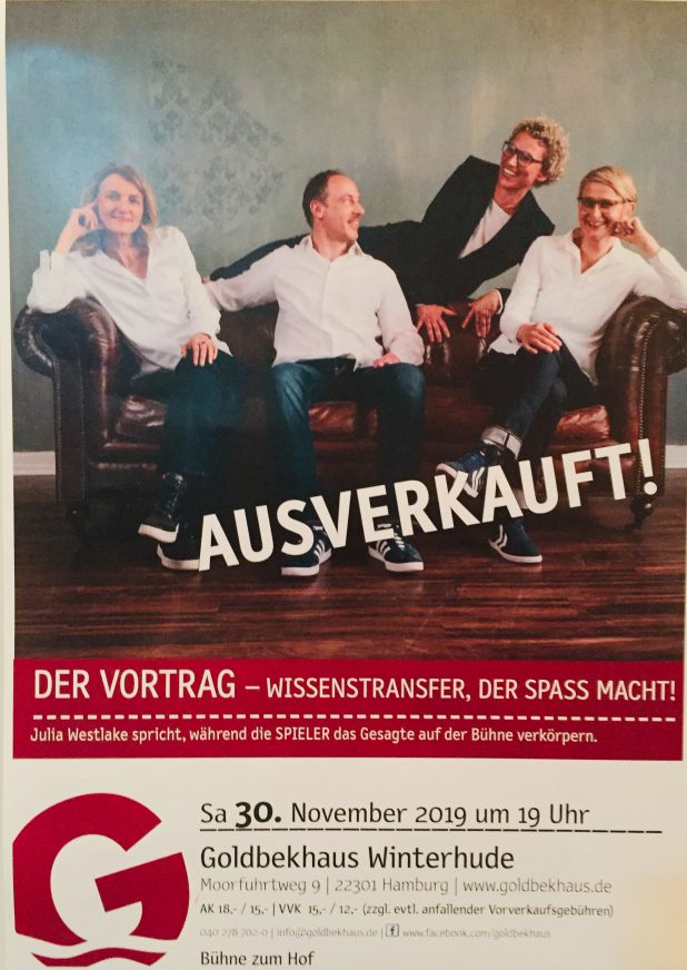 Julia Westlake und die Spieler - das innovative Vortragsformat